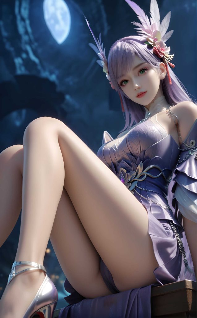 [第795期][氪金玩家][林紫玥绝美写真]涩涩 动漫女神 国漫壁纸[77P] - AI国漫分享-AI国漫分享