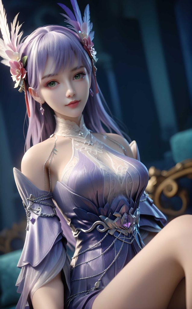 图片[4]-[第795期][氪金玩家][林紫玥绝美写真]涩涩 动漫女神 国漫壁纸[77P] - AI国漫分享-AI国漫分享