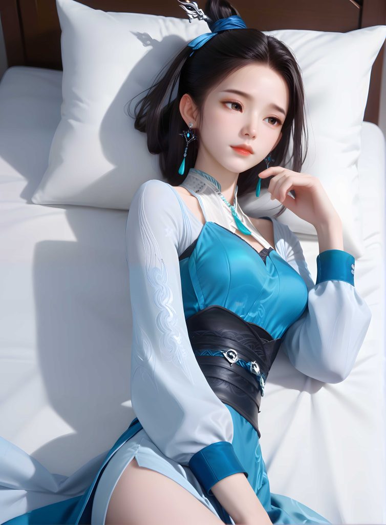 [第784期] [师兄啊师兄] [蓝灵娥清纯少女写真系列]国漫女神[60P]-AI国漫分享